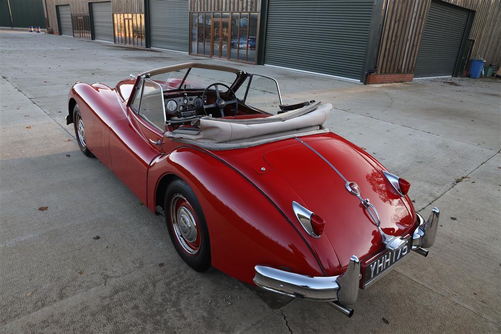 A 1955 Jaguar XK140 DHC